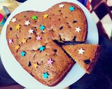 A picture of step 7 of Beetroot Choco Cake (in Kadhai).