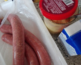 Foto del paso 1 de la receta: Salchichas frescas a la mostaza