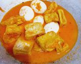 Foto langkah ke 3 dari resep Semur Tahu & Telor Pedas.