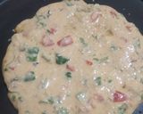 A picture of step 5 of Oats Chilla.