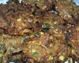 A picture of step 5 of Daal ke pakorhay.