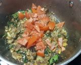 A picture of step 4 of Kadhi Recipe/Mp style.