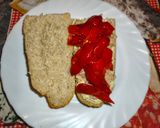 Foto del paso 2 de la receta: Almuerzo/Merienda integral con pimientos asados