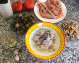 Foto del paso 2 de la receta: Spaghetti nero di sepia al frutti di mare