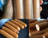 Hình bước làm 3 của món Bánh mỳ cuộn xúc xích
