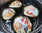 Foto langkah ke 6 dari resep Pepes Tahu Telur Asin.