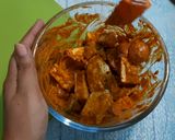 A picture of step 8 of Paneer tikka masala.
