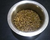 A picture of step 1 of Khatta moong.