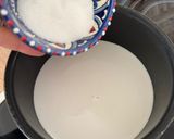 Une image de l'étape 1 de Tapioca au lait de coco et mangue.