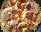 Foto langkah ke 3 dari resep Pizza nasi teflon.