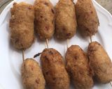 A picture of step 4 of Yam croquettes.