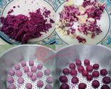 Foto langkah ke 4 dari resep Rainbow Steamed Cassava (Cilok Pelangi).
