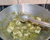 A picture of step 7 of DHANIA PANEER without ONION GARLIC....