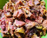 A picture of step 1 of Ham Salad 🥗.