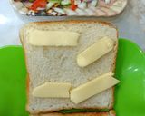 A picture of step 1 of Fireless Nutritious Veg Sandwich.