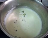 A picture of step 3 of Poha Kheer or Chirer Amrita Bhog.