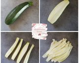 Une image de l'étape 1 de Couronne aux courgettes, tomates & chèvre.