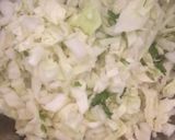 A picture of step 1 of Tawa Szechuan Cabbage Balls.