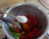 A picture of step 14 of Bhuni Lauki.