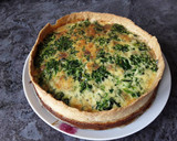 Foto del paso 5 de la receta: Quiche de jamón serrano, queso la Peral y espinacas
