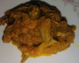 A picture of step 4 of Khatey Baingan 🍆.