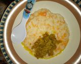 Foto langkah ke 5 dari resep Mpasi daging masak kuning + nasi tim sayur 9+.