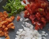 A picture of step 2 of Italian Upma- a tasty veggie blast.