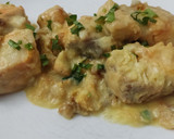 Foto del paso 5 de la receta: Masa de pescado al ajillo con salsa bechamel