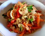 รูปขั้นตอนการทำที่ 5 ของ กุ้งผัดผงกระหรี่