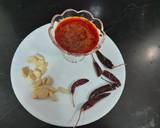Red chili garlic chutney recipe step 3 photo