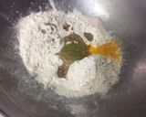 A picture of step 1 of Poori.