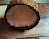 A picture of step 1 of Kerala fried coconut rice.