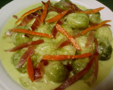 Foto del paso 7 de la receta: Coles de bruselas con crema de mandarinas