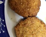 A picture of step 3 of Lebanese falafel instant starter & a party snack.