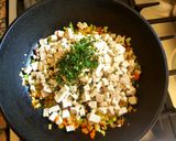 Foto del paso 3 de la receta: Pastel de BERENJENA y zuccini, relleno de tofu #caminodesabores