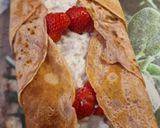 Epres, túrós palacsinta 🍓🍓🍓(vegán) recept fázis 6 fotója