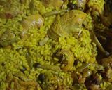 Foto del paso 5 de la receta: Arroz con pollo, conejo y setas