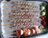 A picture of step 4 of Oven-Baked Kofta Skewers.
