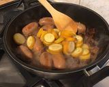 Une image de l'étape 6 de Minis chorizos aux haricots blancs, tomates séchées et courgettes jaunes.