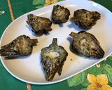 Une image de l'étape 11 de Artichauts violets gratinés au pecorino.