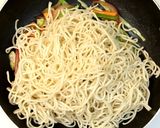 A picture of step 3 of Noodles Frankie | Noodles Kathi Roll.