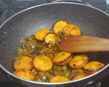 A picture of step 5 of Appam Manchurian.