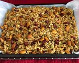 A picture of step 7 of Nutty Cranberry Granola.