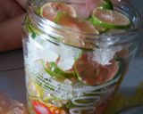 Hình bước làm 2 của món Chanh đào ngâm mật ong