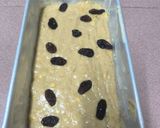 Gambar langkah 5 resipi Bingka Pisang dengan Raisin.