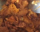 A picture of step 3 of Petha with Urad daal Wadian.
