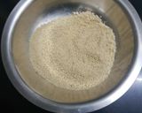 A picture of step 2 of Til ke ladoo.