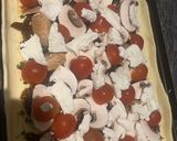 A picture of step 3 of Goats cheese and red onion tart.
