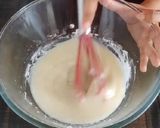 A picture of step 4 of Eggless Vanilla Sponge Cake.