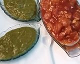 A picture of step 10 of Plum sauce in two different way.